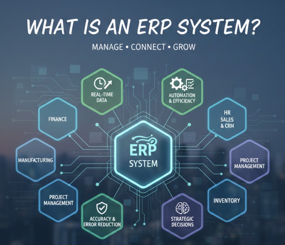 Scrupulous Technology: An overview of ERP systems and their role in managing daily business functions through integrated software modules.