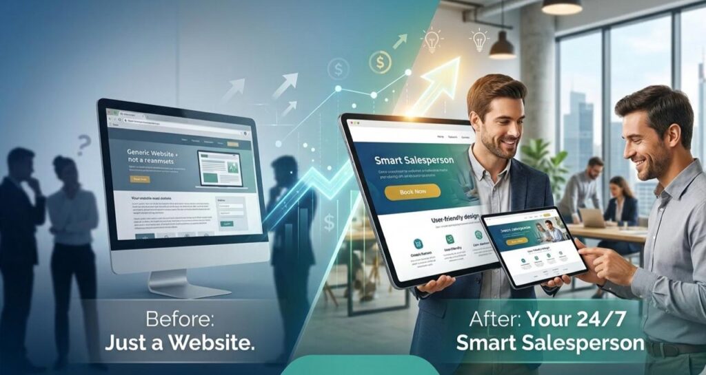 Scrupulous Technology website designed to convert visitors into leads with smart layout, clear guidance, and strong trust-building elements