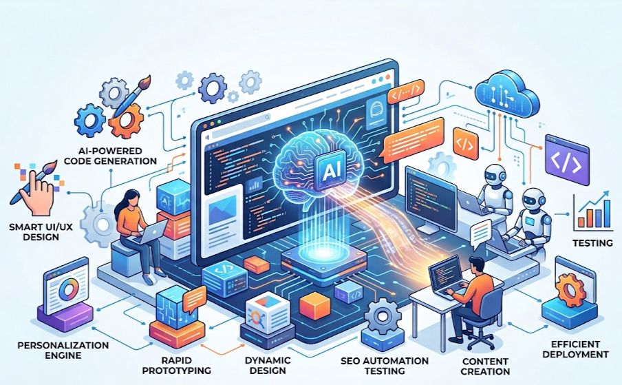 Scrupulous Technology using AI to build smart, fast, and user-friendly websites that improve design, performance, and customer experience online