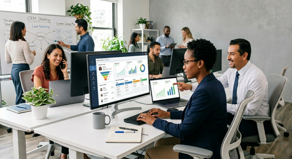 AI-powered CRM helps small businesses grow faster, improve customer relationships, and make smart decisions with Scrupulous Technology solutions