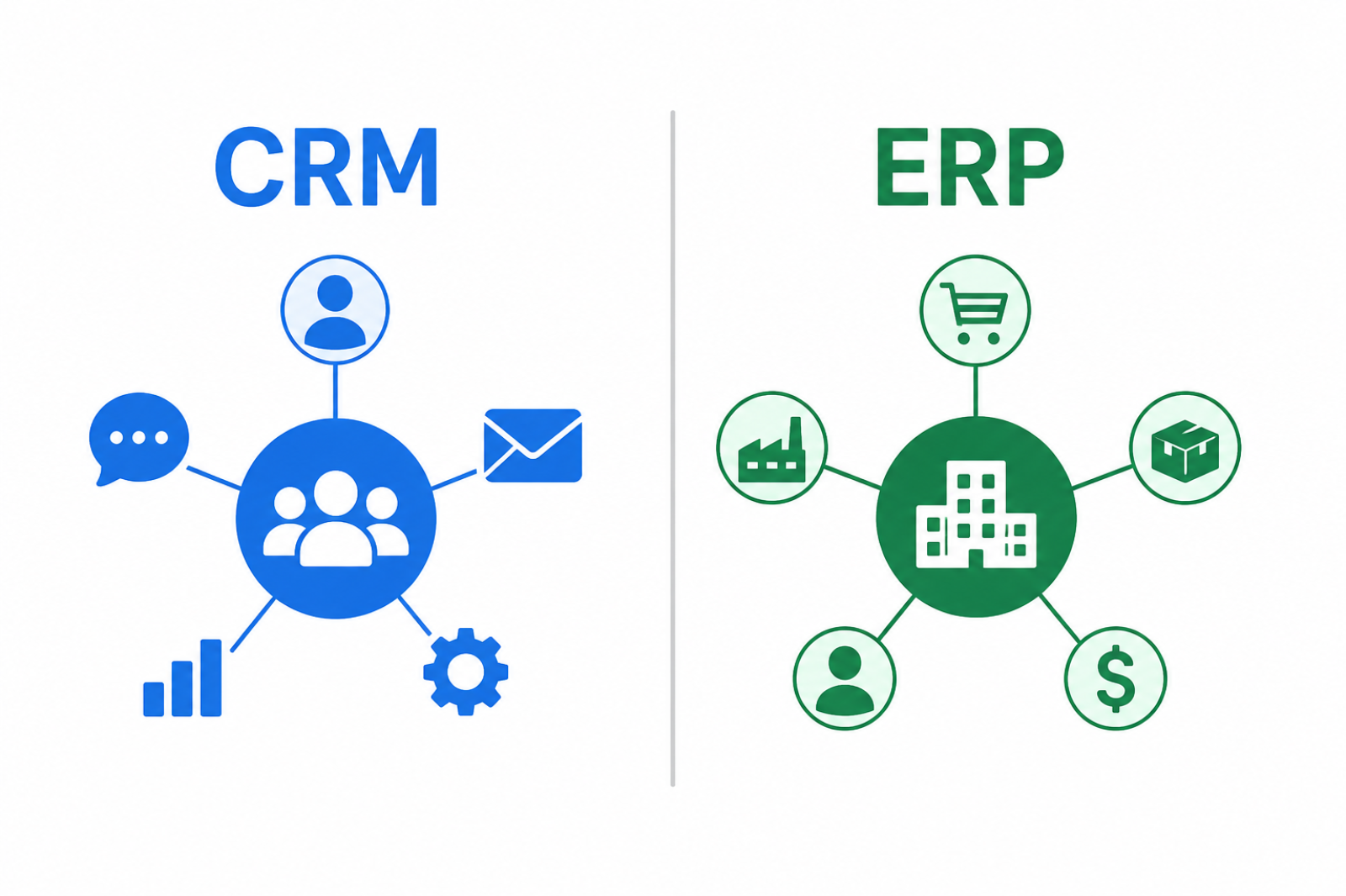 CRM vs ERP: Understanding the Difference