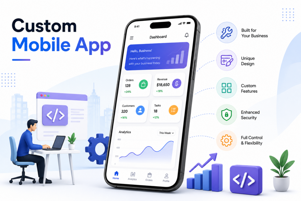 Custom mobile app development services by Scrupulous Technology help businesses create secure, scalable and user-friendly mobile applications tailored to their unique goals.