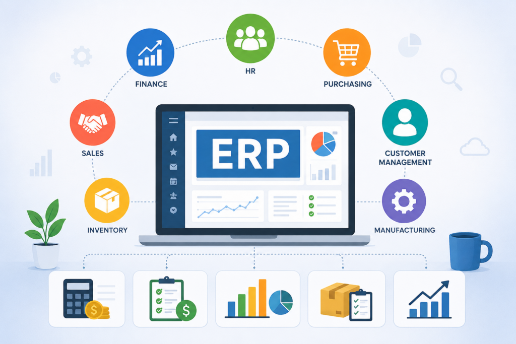[Scrupulous Technology](https://www.scrupuloustechnology.com?utm_source=chatgpt.com) provides smart ERP solutions that help businesses manage finance, inventory, sales, HR, and operations efficiently in one secure system.