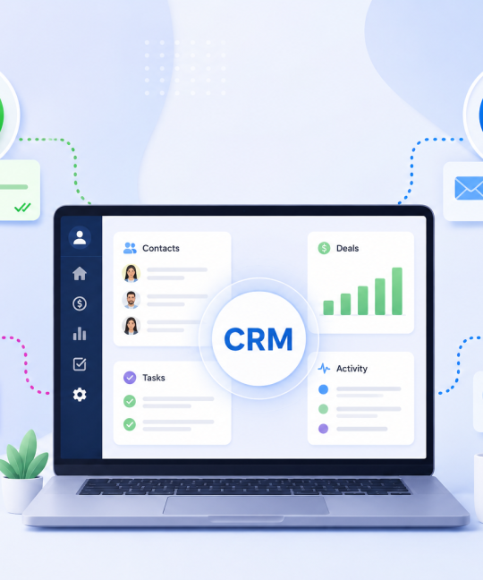 CRM Integration with WhatsApp, Email, and Social Media