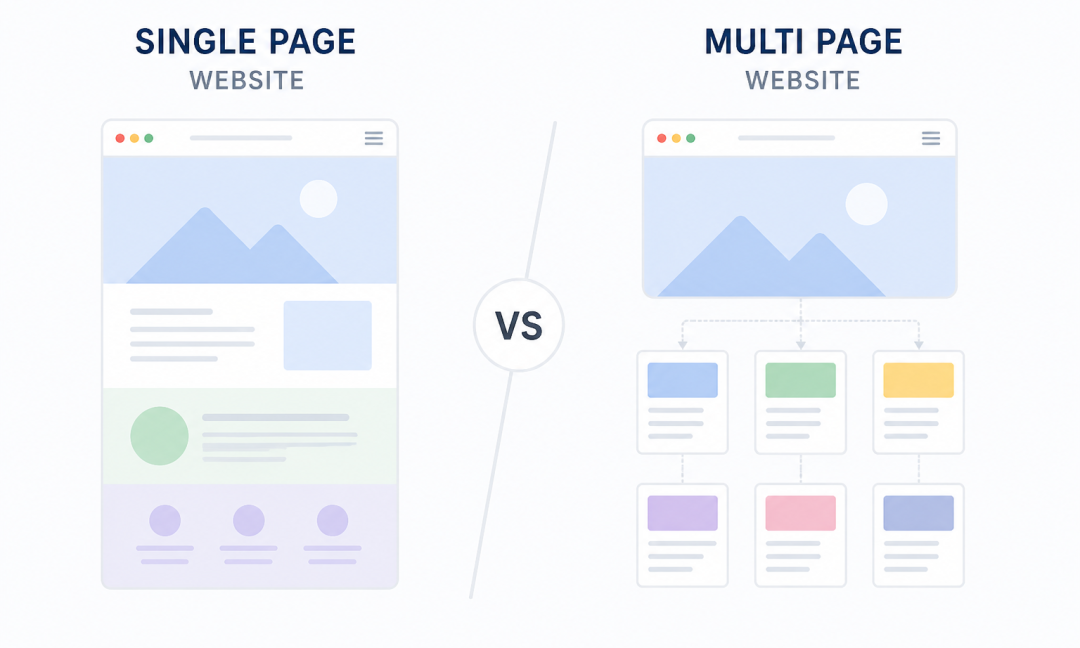 Single Page vs Multi Page Website: Which is Better?