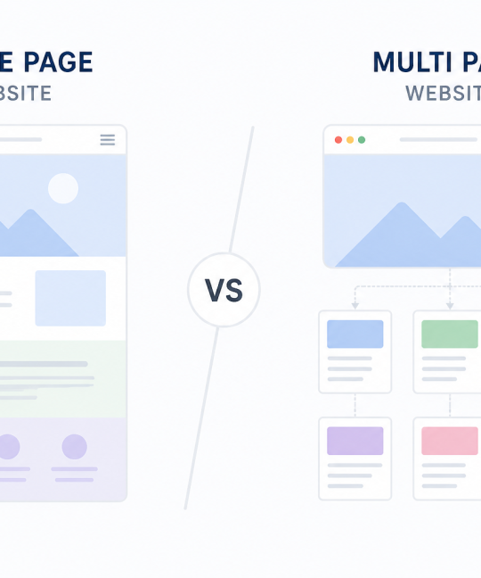 Single Page vs Multi Page Website: Which is Better?