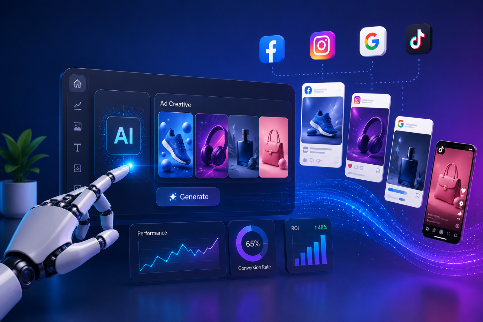 Digital Ads: AI-Generated Campaigns
