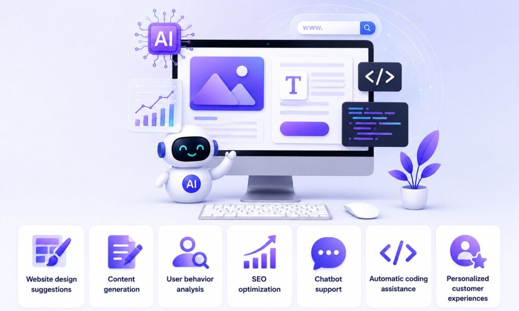 AI-powered website design and development services by [Scrupulous Technology](https://www.scrupuloustechnology.com?utm_source=chatgpt.com) help businesses create smarter, faster, and user-friendly websites with automation, SEO, chatbots, and personalized user experiences.