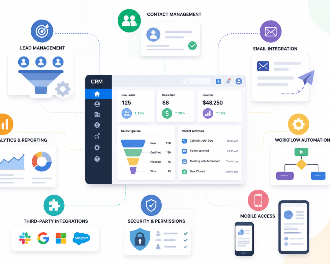 Custom CRM Features for Businesses