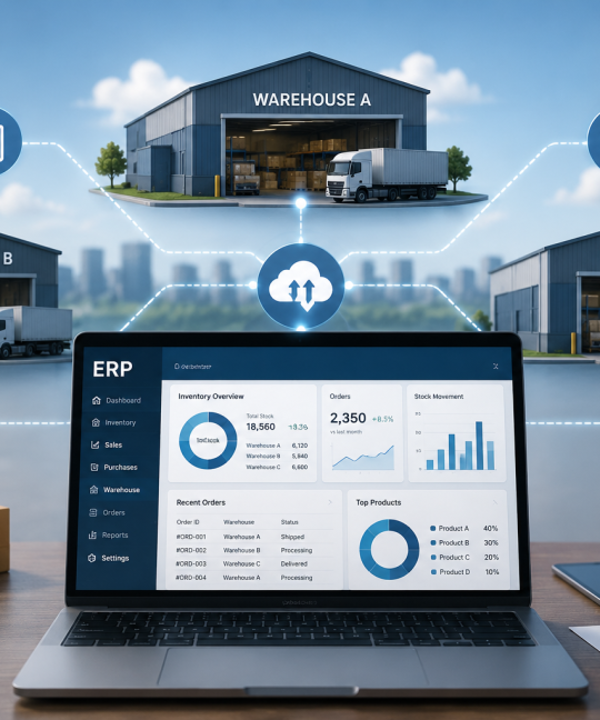 ERP for Multi-Warehouse Businesses