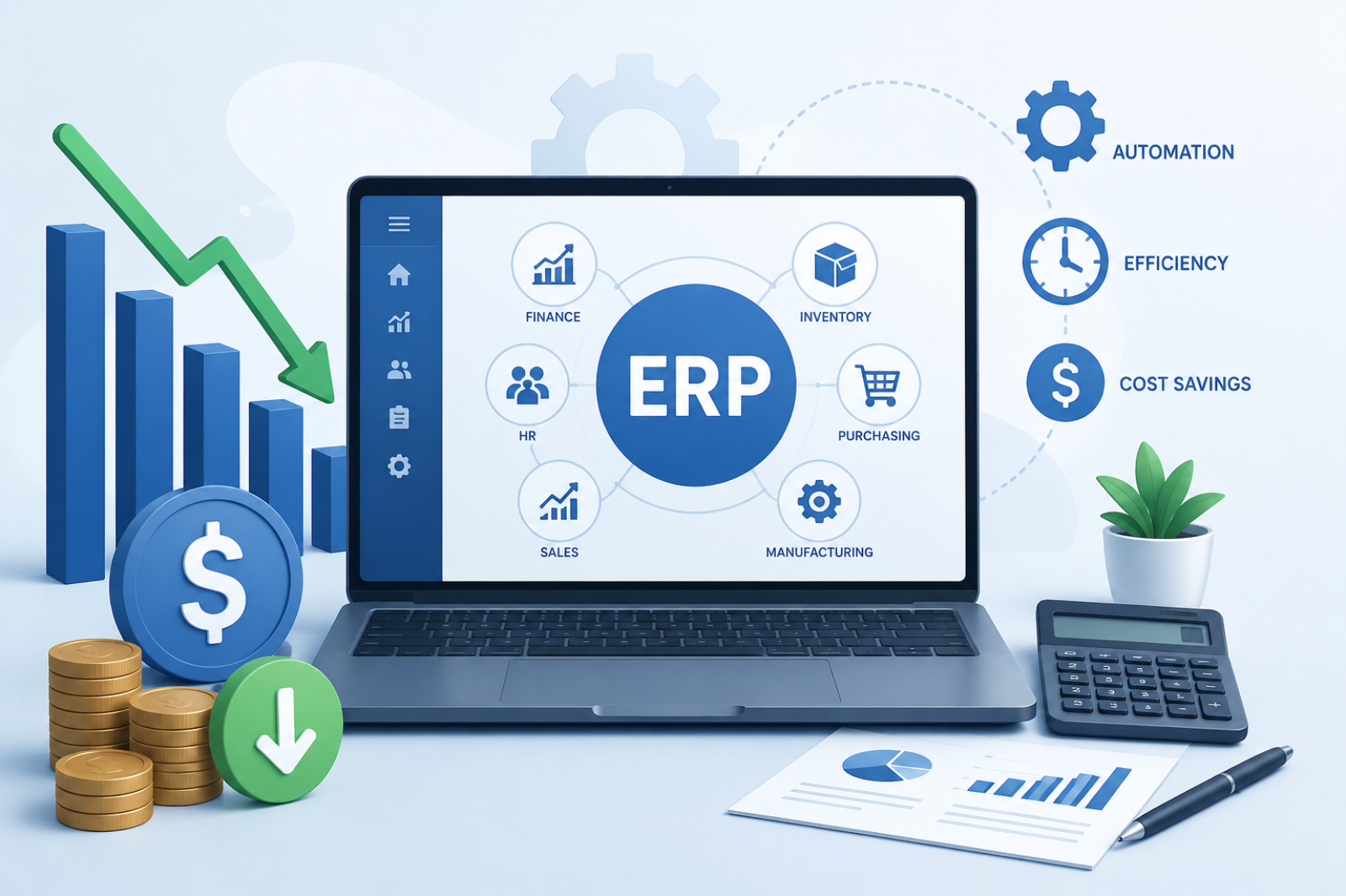 How ERP Helps Reduce Operational Costs