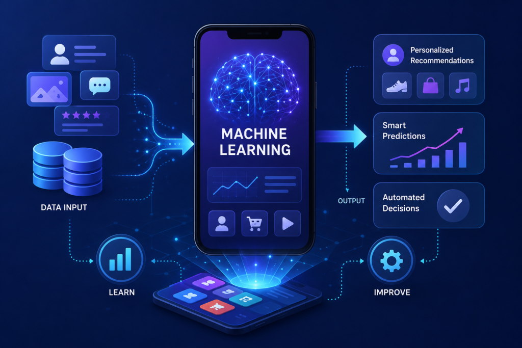 Scrupulous Technology develops AI-powered mobile apps using machine learning to deliver personalized experiences, smarter automation, accurate predictions, and improved user engagement.