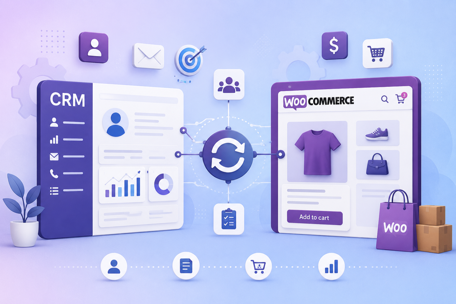 CRM Integration with WooCommerce