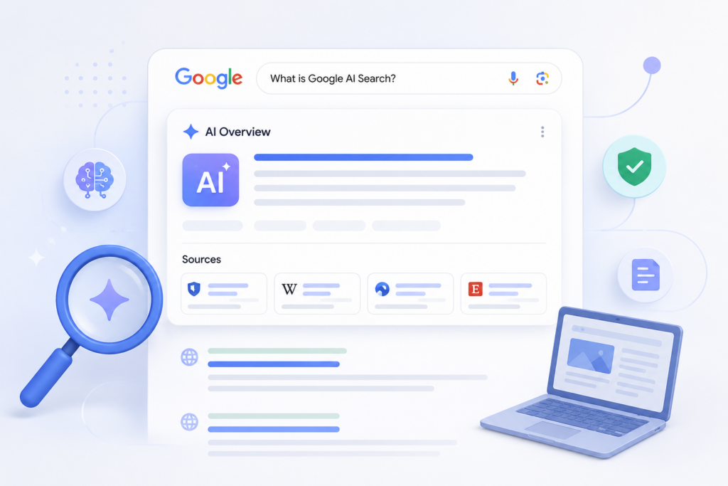 Google AI Search uses AI to deliver instant, accurate answers, making high-quality content essential for better online visibility. Scrupulous Technology helps businesses stay ahead with SEO-friendly, user-focused digital solutions.