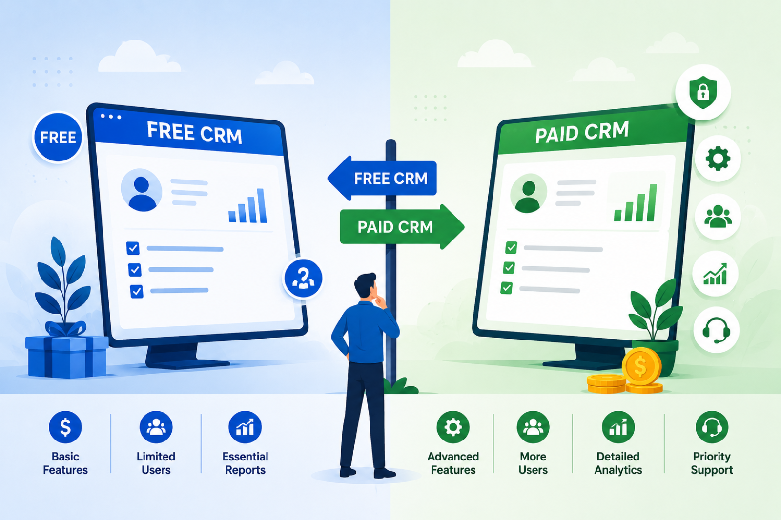 Free CRM vs Paid CRM: Which One Is Right for Your Business?
