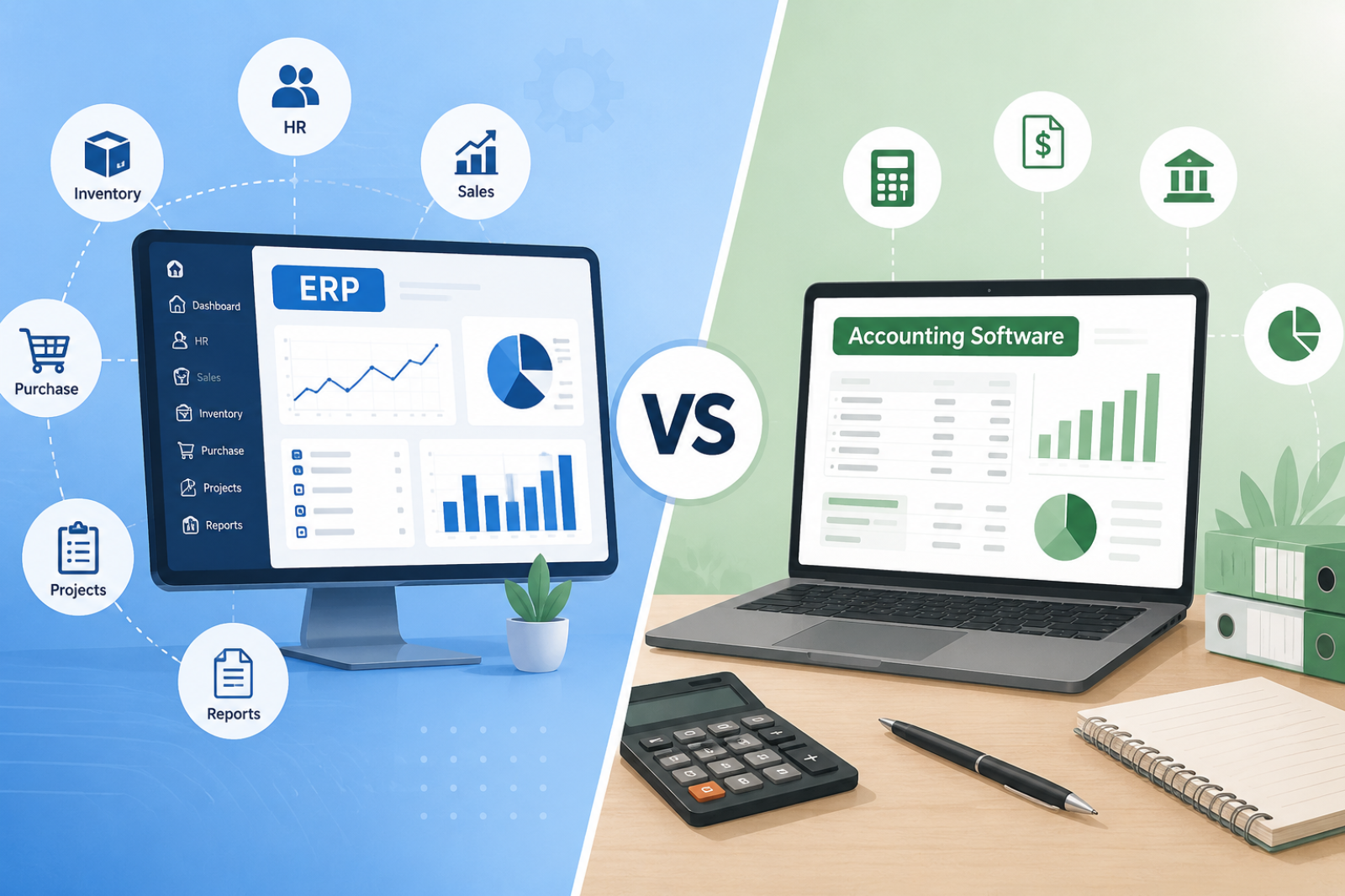 ERP vs Accounting Software: What Is the Difference?
