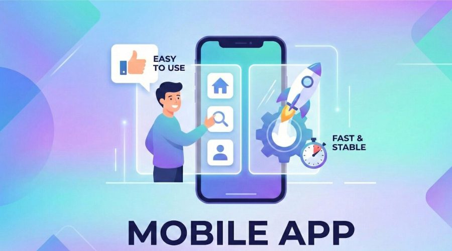 User-friendly mobile app design preventing crashes and lag by Scrupulous Technology.